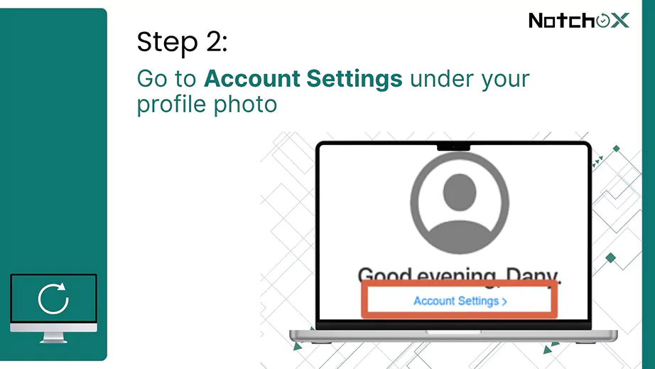 Click Account Settings