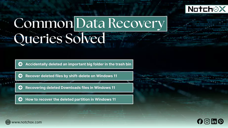 Common Data Recovery Queries Solved