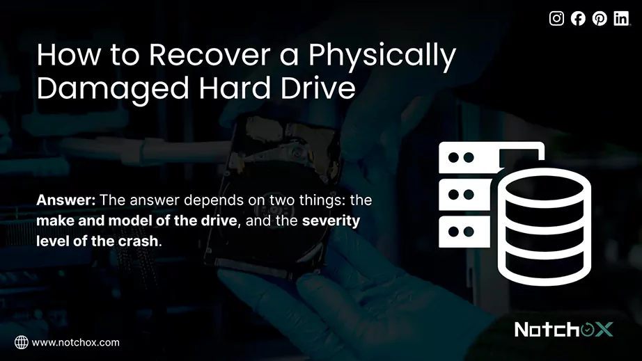 How to Recover a Physically Damaged Hard Drive