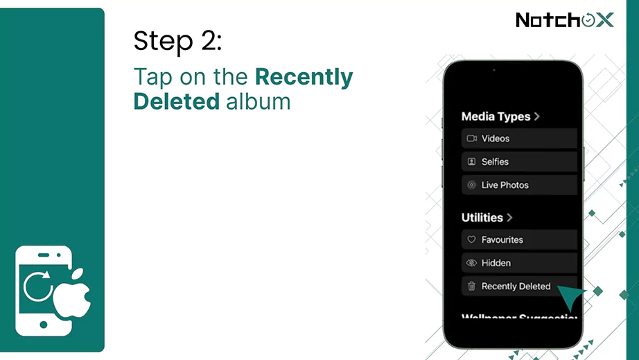 Locate Recently Deleted Album