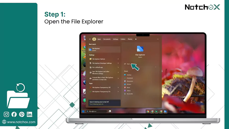 Open the File Explorer