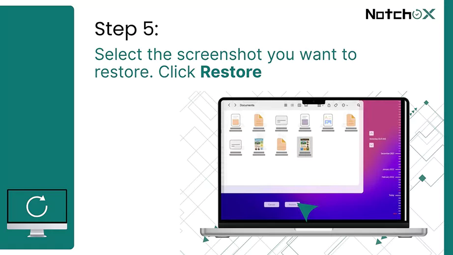 Restore the Screenshot