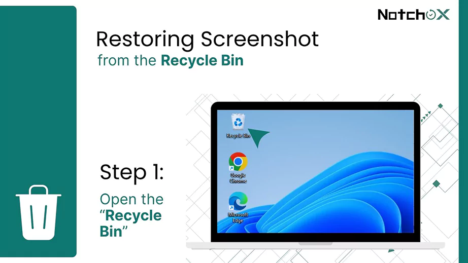 Restoring Screenshot from the Recycle Bin