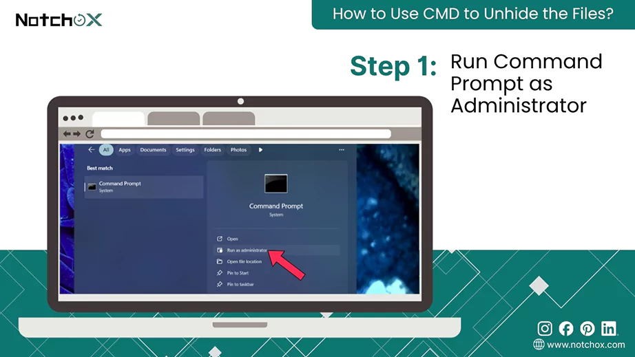 Run Command Prompt as Administrator