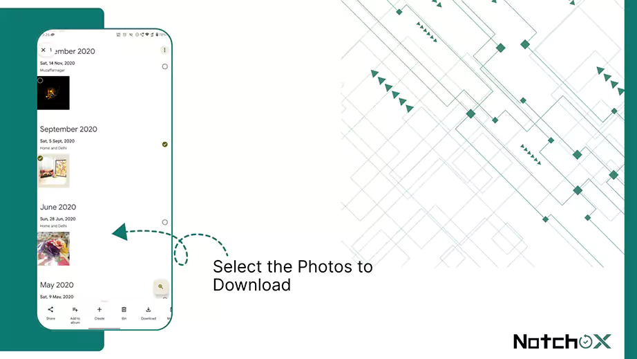 Select the Photos to Download