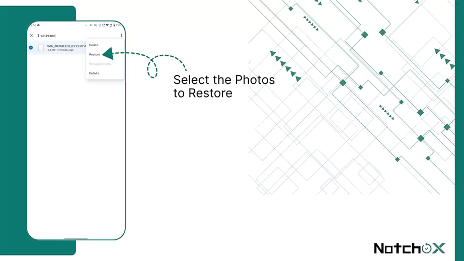 Select the Photos to Restore