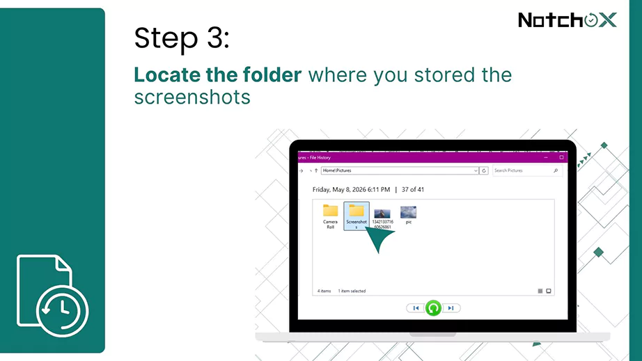 Select the folder