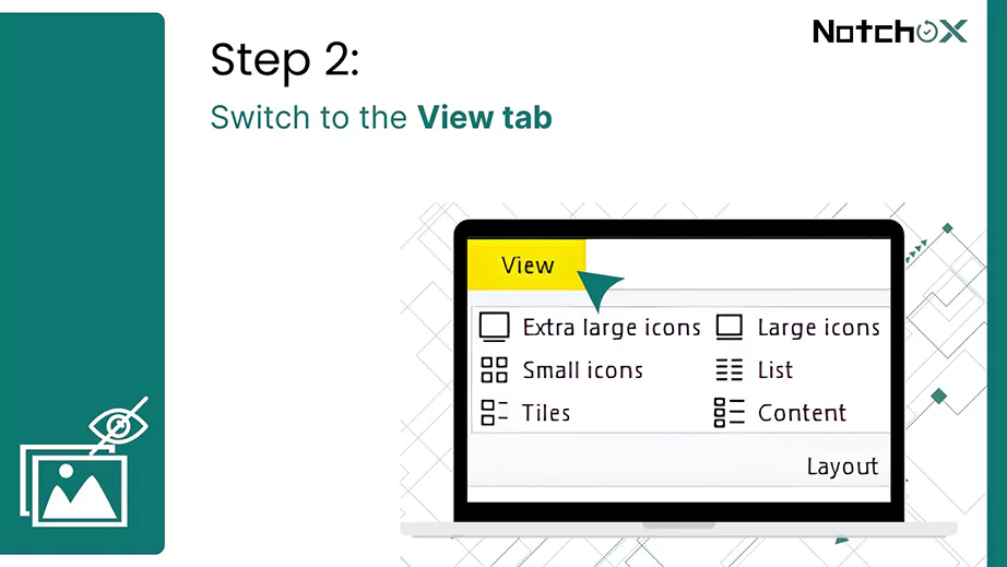 Switch to the View Tab
