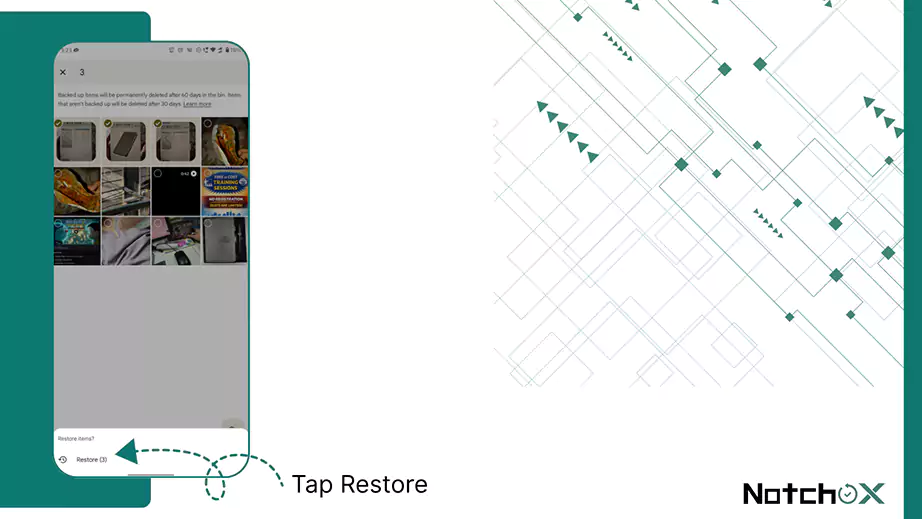 Tap Restore
