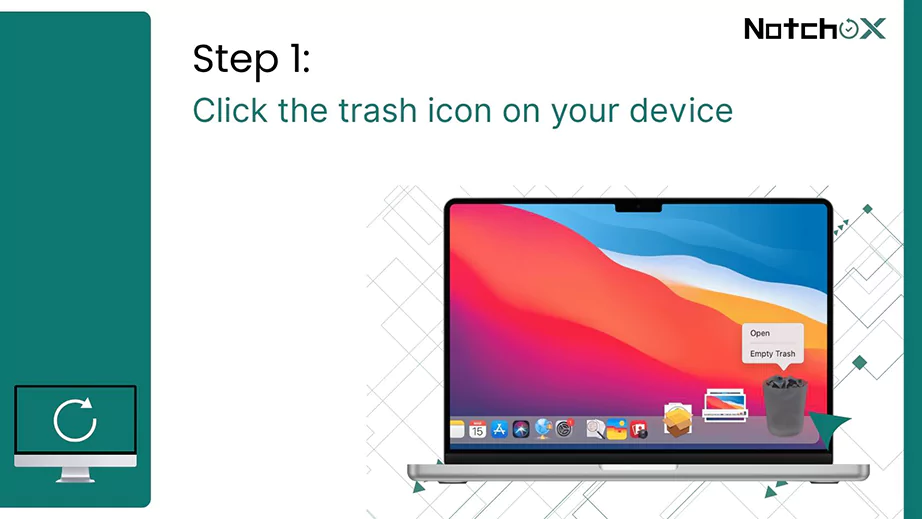 Trash on MacBook Dock