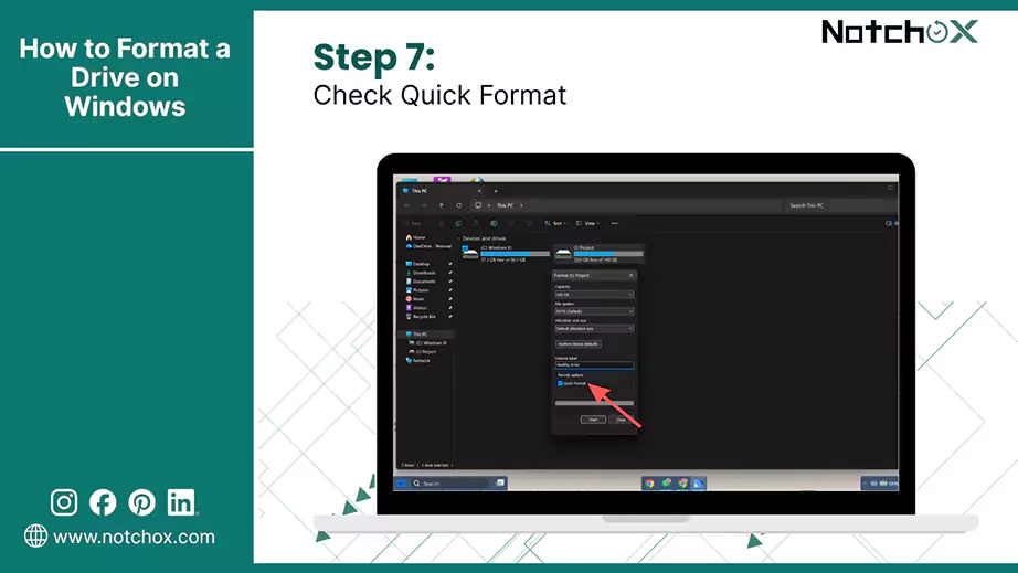 Check Quick Format