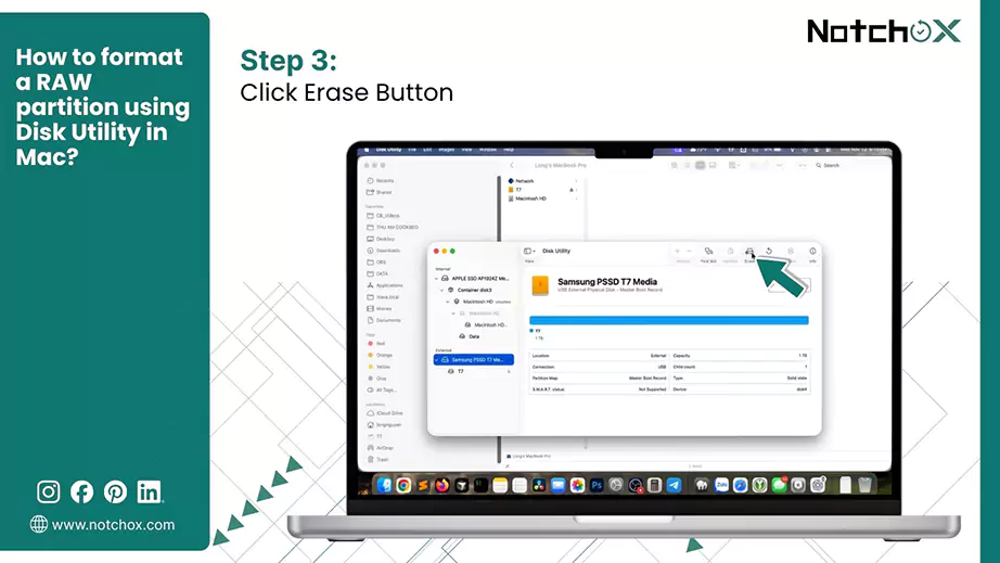 Click Erase Button