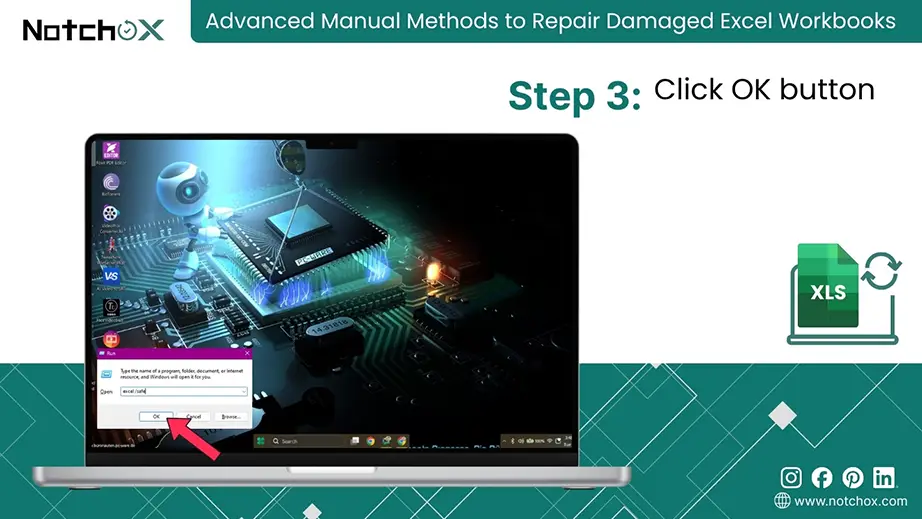 Click OK button