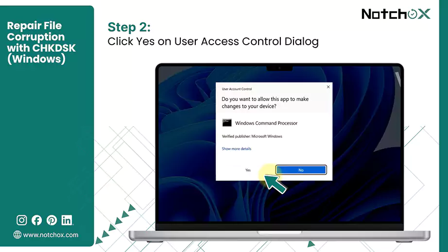 Click Yes on User Access Control Dialog