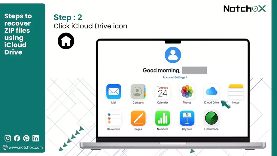 Click iCloud Drive icons