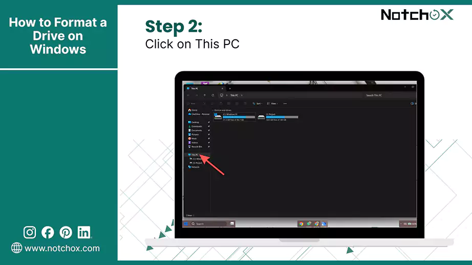 Click on This PC