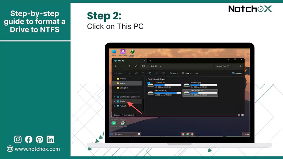Click on This PC