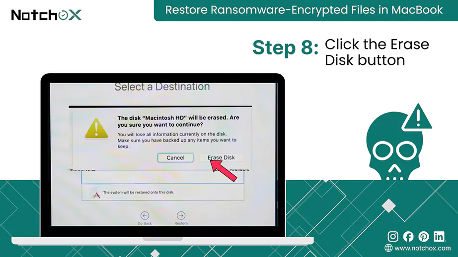 Click the Erase Disk button