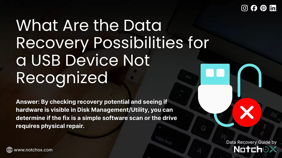 Data Recovery Possibilities for a USB Device Not Recognized