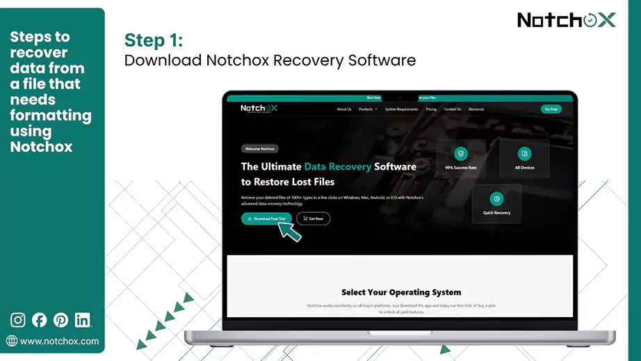 Download Notchox Recovery Software