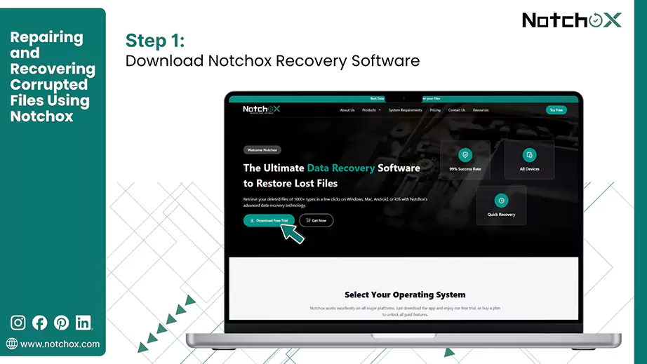Download Notchox Recovery Software