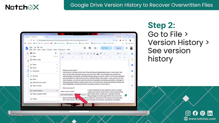 Go to File Version History See version history