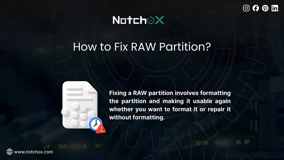 How to Fix RAW Partition