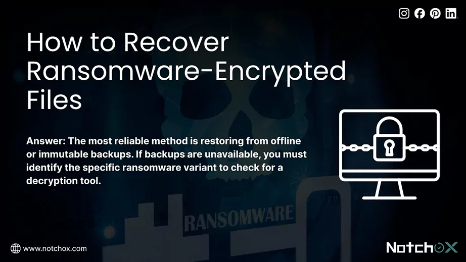 How to Recover Ransomware Encrypted Files