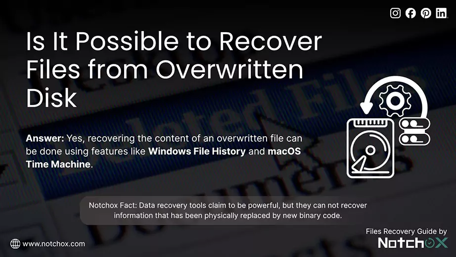 Is It Possible to Recover Files from Overwritten Disk
