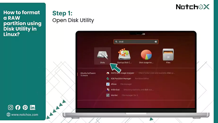 Open Disk Utility