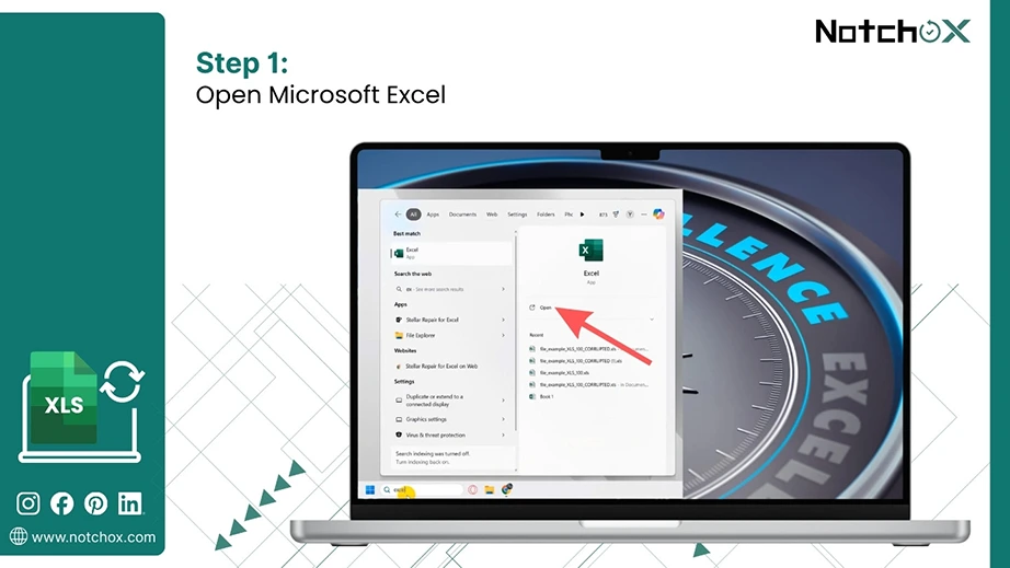 Open Microsoft Excel