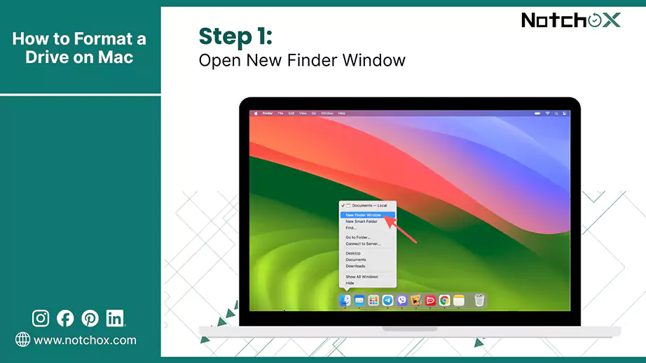 Open New Finder Window