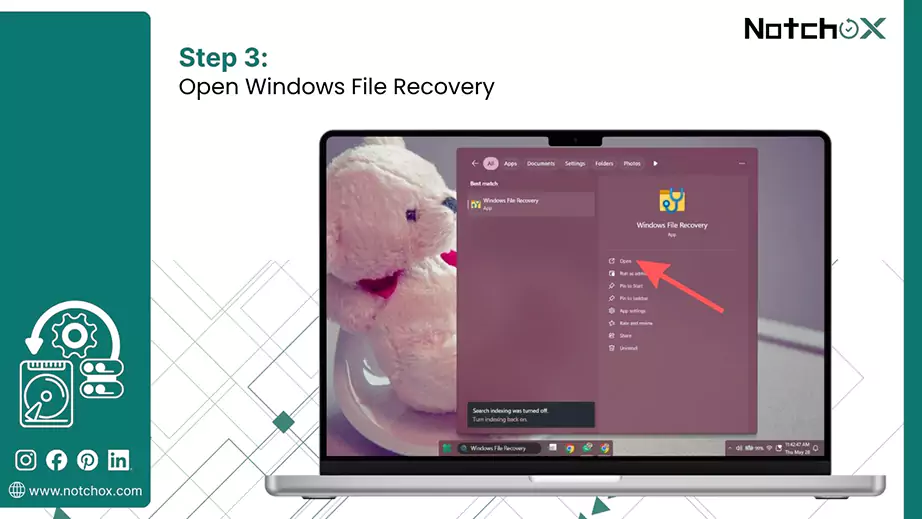 Open Windows File Recovery
