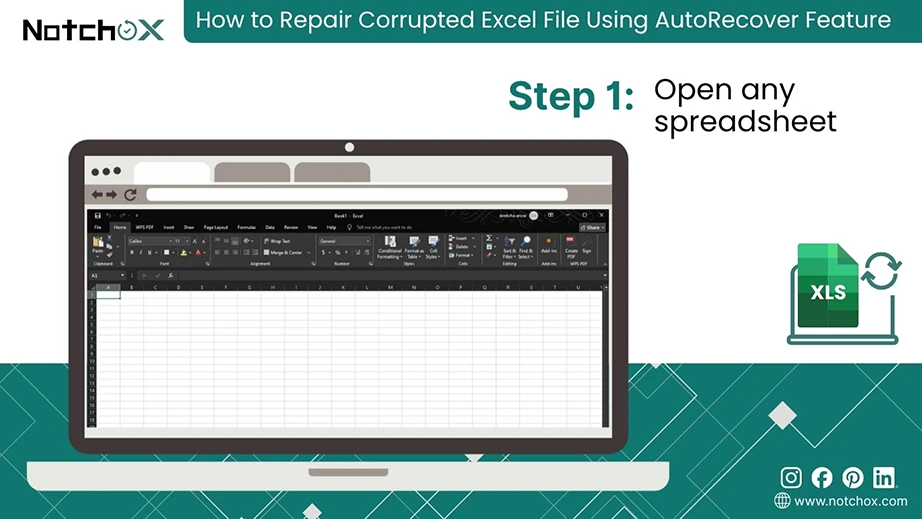 Open any spreadsheet