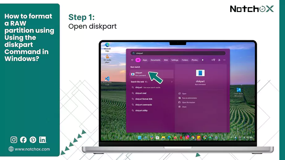 Open diskpart