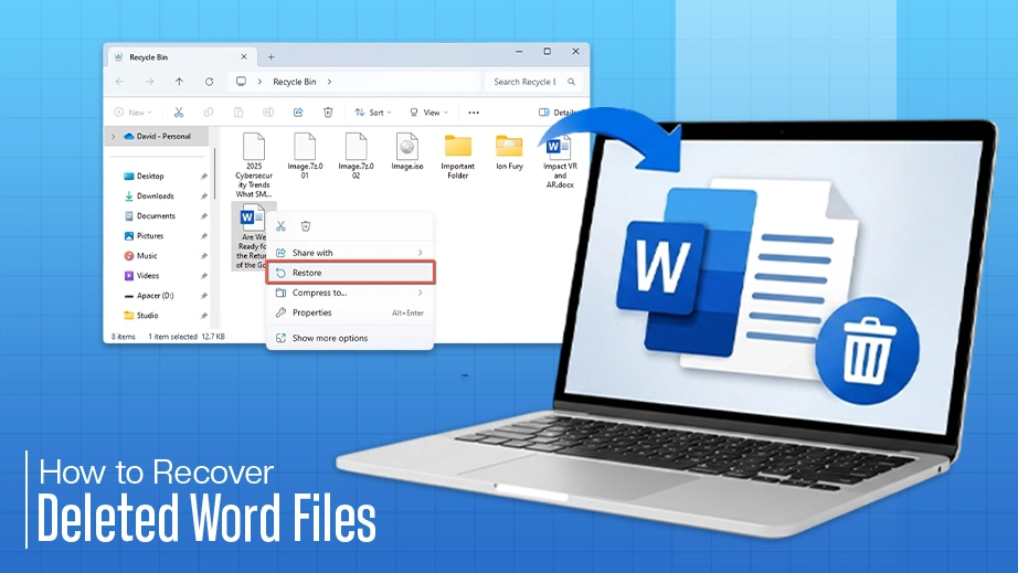 Recover Deleted Word Files
