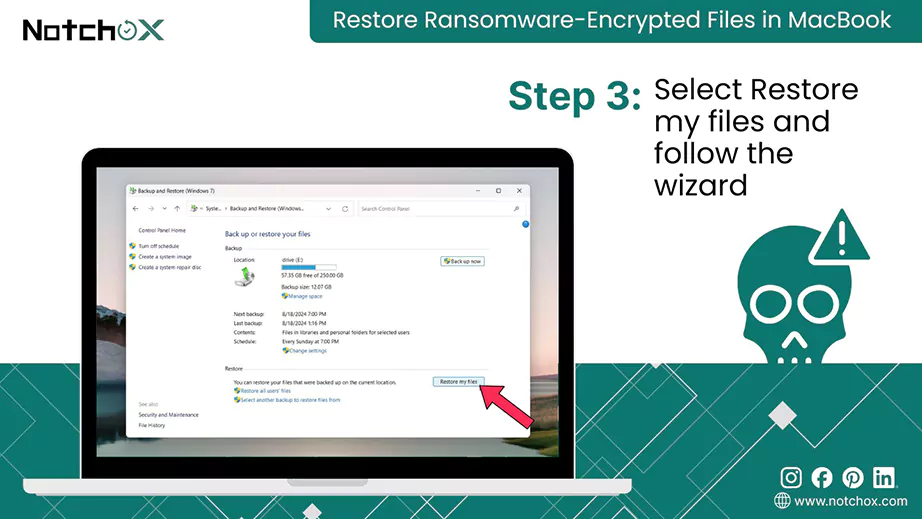 Restore my files