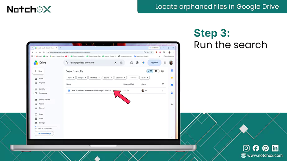 Run the searchh