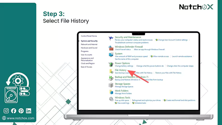 Select File History