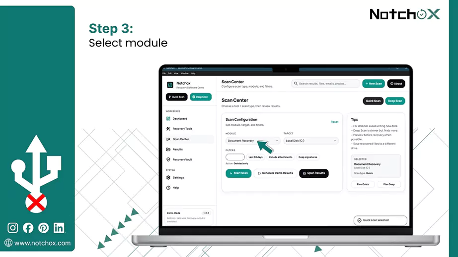 Select module
