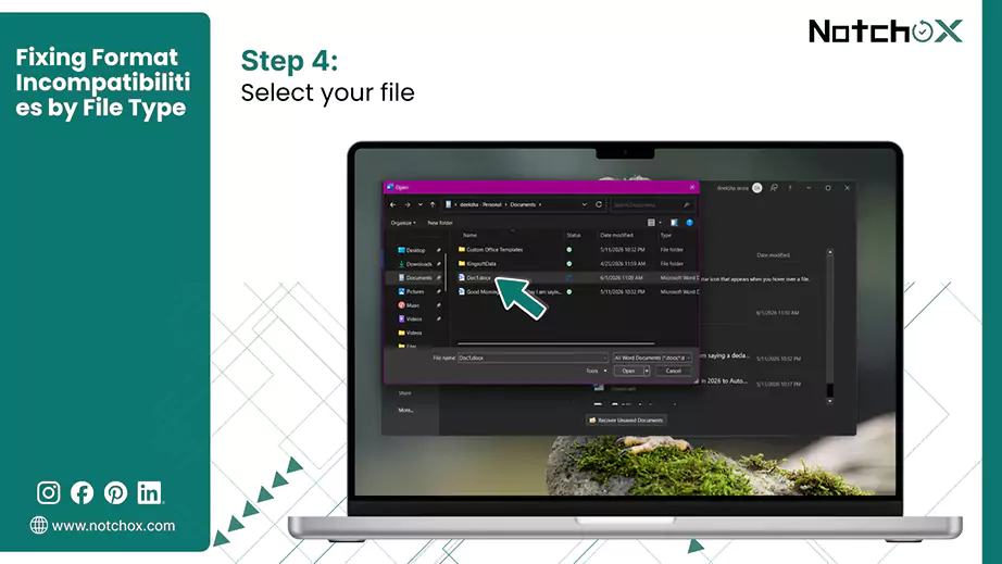 Select your file
