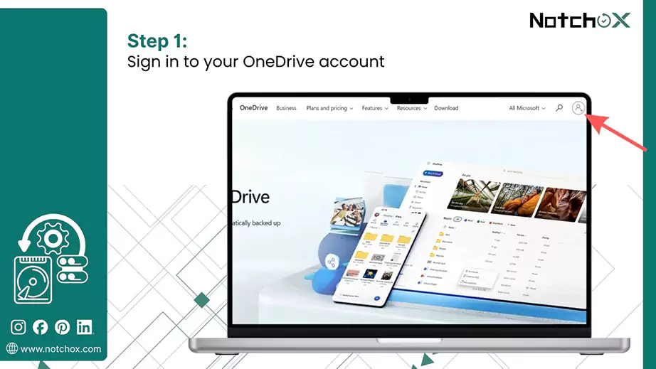 Sign in to your OneDrive account
