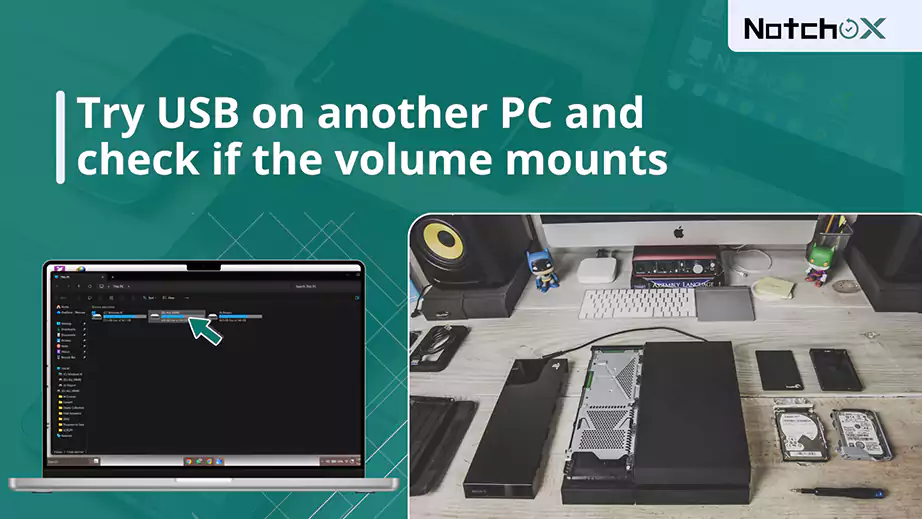Try USB on another PC
