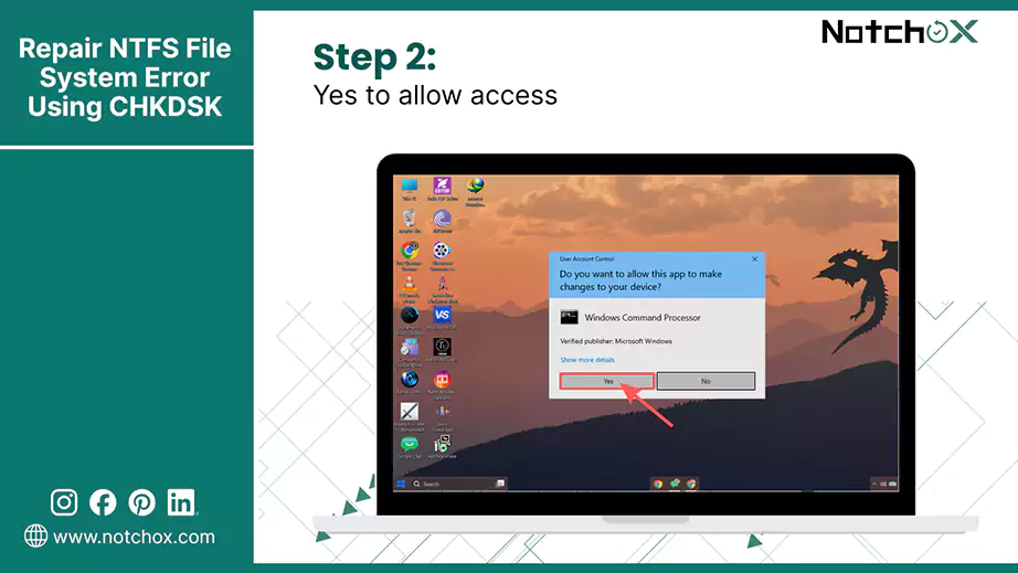 Yes to allow access