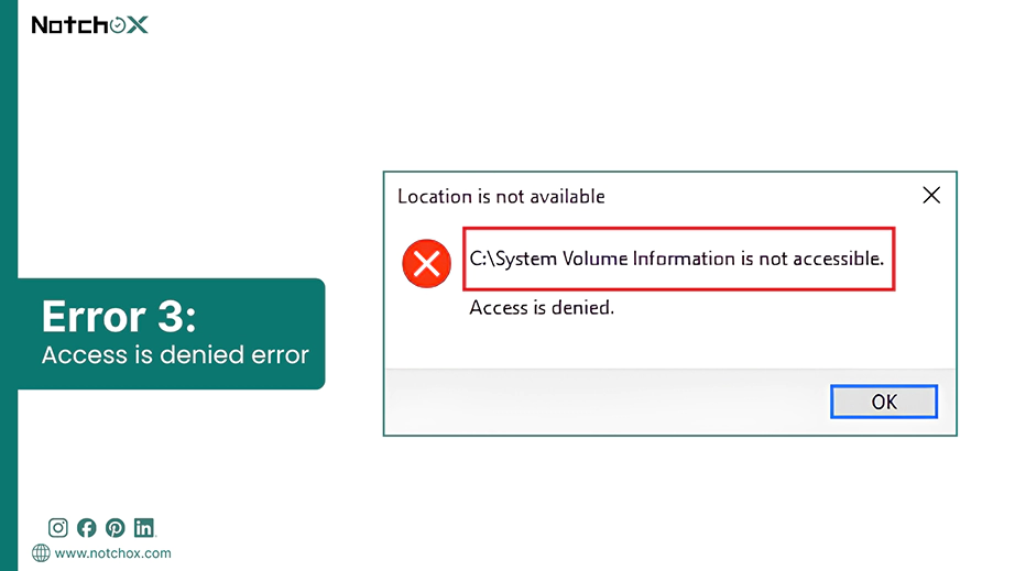 Access is denied error