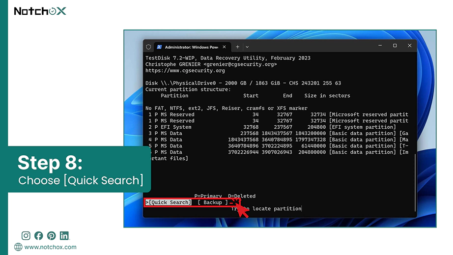Choose Quick Search