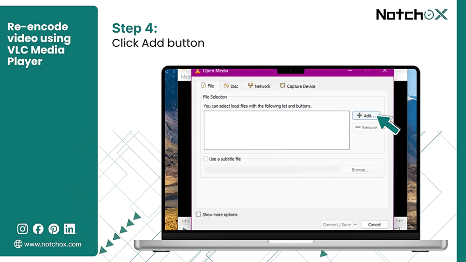 Click Add button