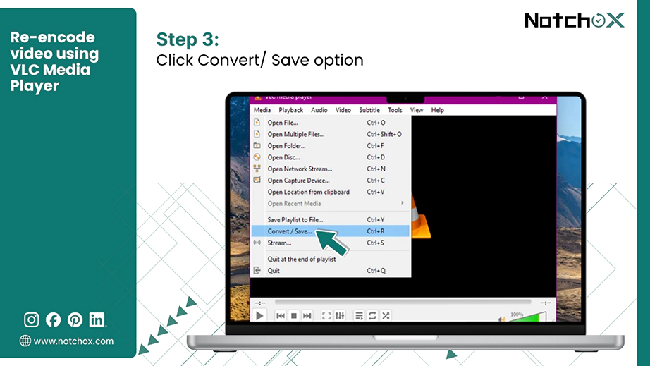 Click Convert Save option