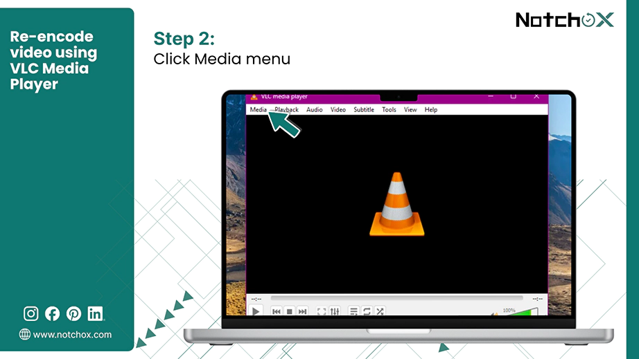 Click Media menu