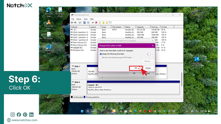 Click OK